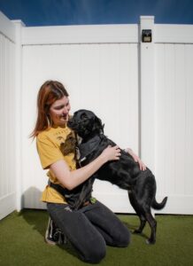 Bethany Metro Dogs Head Trainer with Nova a Black Lab Mix