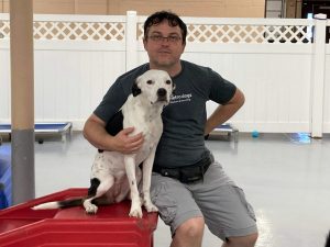 man with dog-Jason S - Metro Dogs Daycare